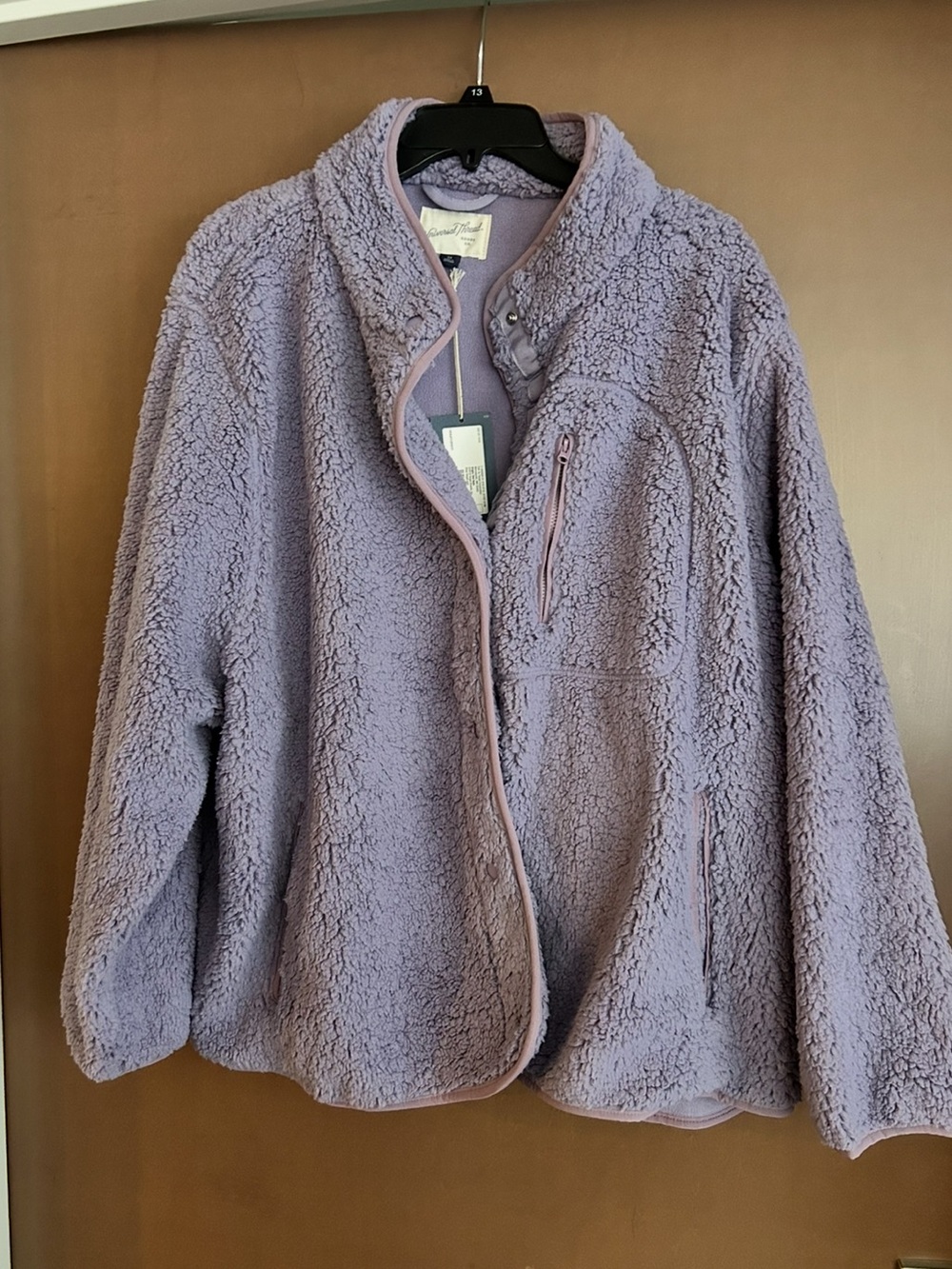 Universal Thread Purple Fleece Jacket